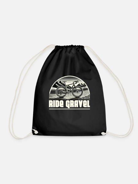 Ride Gravel - Turnbeutel - Schwarz