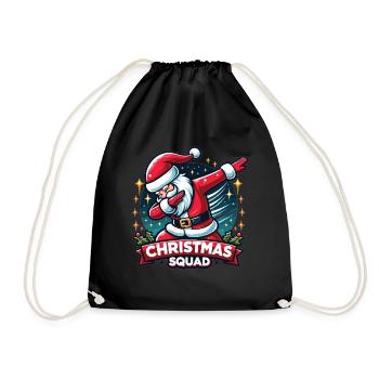 Escouade de Noël - Sac de sport léger - noir - Devant