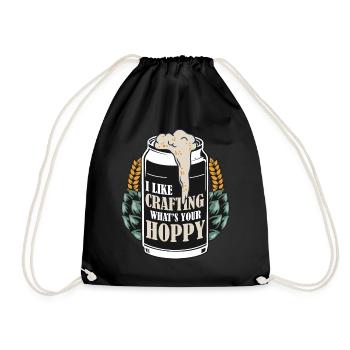 Craft Beer Hop Brewer Funny Brewery Homebrew - Turnbeutel - Schwarz - Vorne