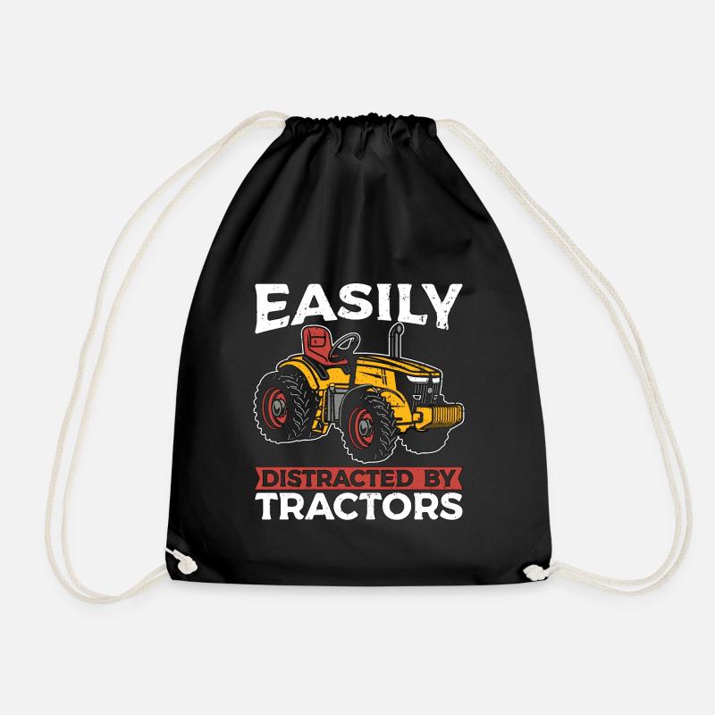 Harvester Easily Distracted By Agriculture Machine - Turnbeutel - Schwarz