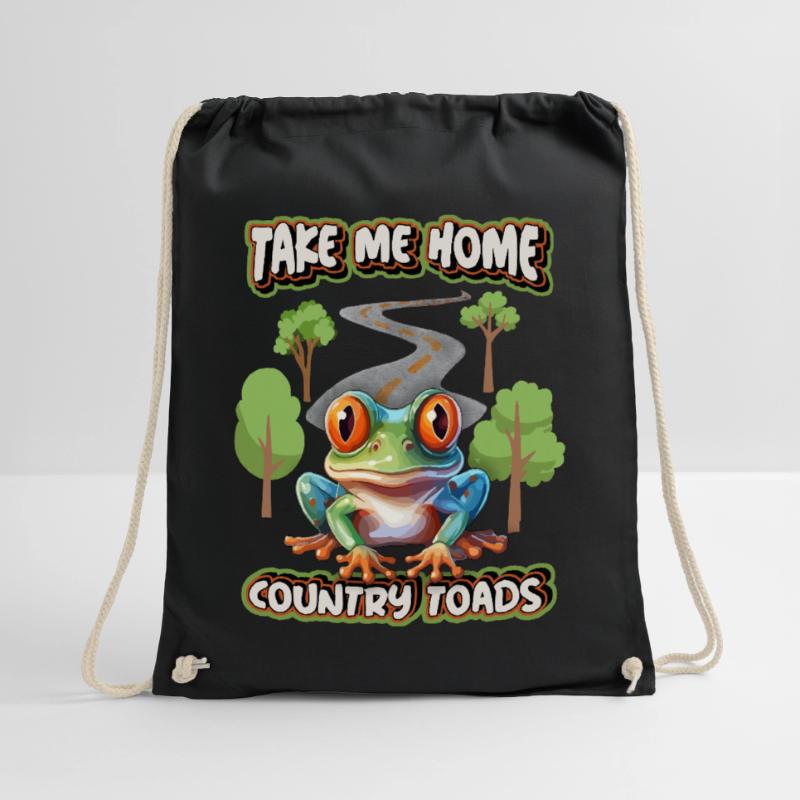 Toad, frog, toad funny saying, pun Drawstring Bag