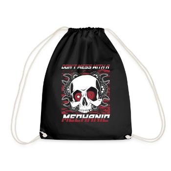 Don't Mess With A Mechanic Mechatronics Technician Automotive - Drawstring Bag - black - Front