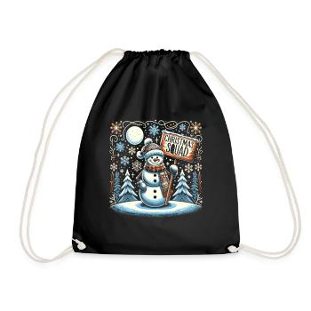 Christmas Squad - Drawstring Bag - black - Front