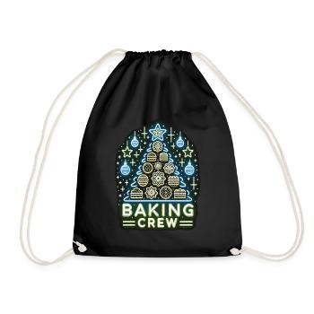 Baking Crew - Turnbeutel - Schwarz - Vorne