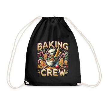 Baking Crew - Turnbeutel - Schwarz - Vorne