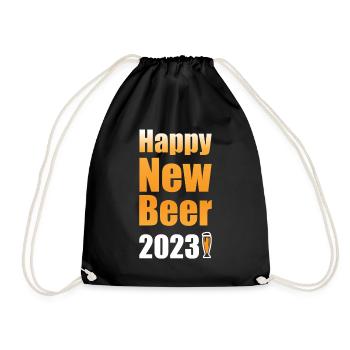 Bonne nouvelle bière 2023 - Sac de sport léger - noir - Devant