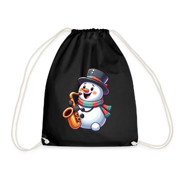 Conception d’instruments de musique de Noël - Sac de sport léger - noir - Devant