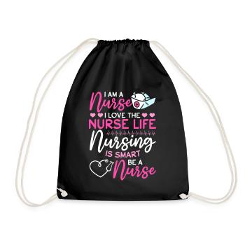 Infirmière d’hôpital - Je suis infirmière. J’aime l’infirmière Li - Sac de sport léger - noir - Devant