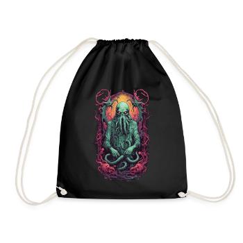 Spooky Tentacle Monster Halloween Design - Sac de sport léger - noir - Devant