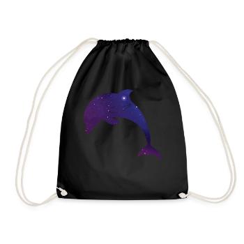 Galaxie de l’espace Dolphin - Sac de sport léger - noir - Devant