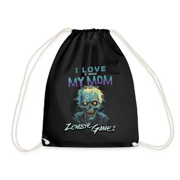 J’adore mes jeux vidéo Mom Zombie pour les gamers - Sac de sport léger - noir - Devant