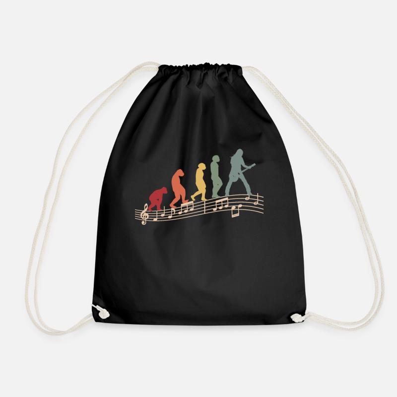 Gitarristen E-Gitarren Akustik-Gitarre Evolution - Turnbeutel - Schwarz