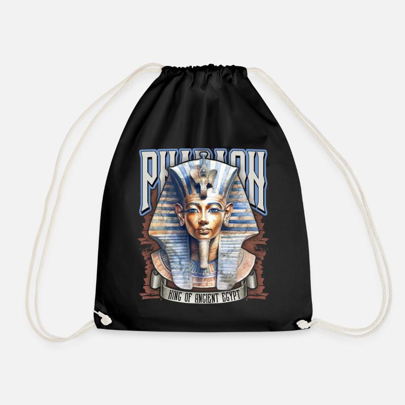 Pharaon égyptien, Tut-Ench-Amon, égyptien - Sac de sport léger - noir