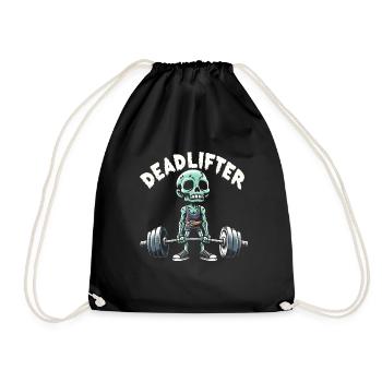 Zombie Deadlifter Deadlift Bodybuilding Workout - Turnbeutel - Schwarz - Vorne