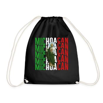Chemise catholique, Michoacán Tee, cadeau pour - Sac de sport léger - noir - Devant