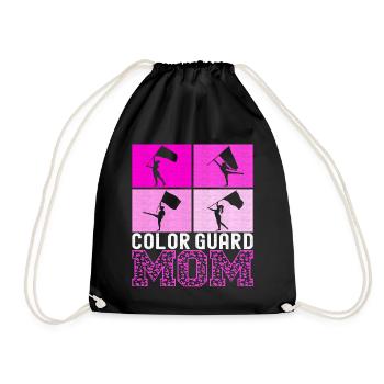 Drapeau agitant la fanfare garde de couleur - Sac de sport léger - noir - Devant