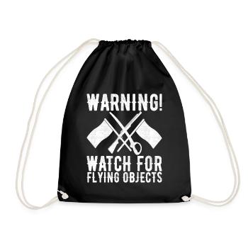 Drapeau agitant la fanfare garde de couleur - Sac de sport léger - noir - Devant