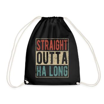 Tout droit sorti de Ha Long - Sac de sport léger - noir - Devant