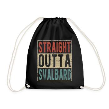 Tout droit sorti du Svalbard - Sac de sport léger - noir - Devant