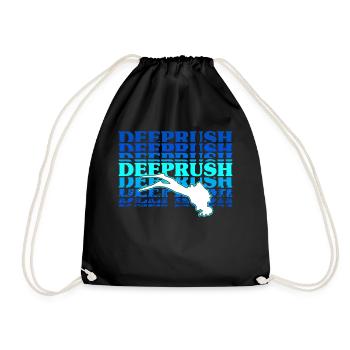 Scuba Diving, Scuba Diving, Holiday Sea Diver - Drawstring Bag - black - Front