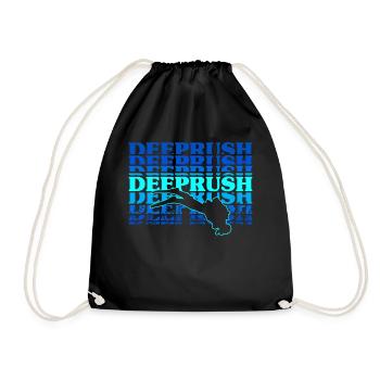 Scuba Diving, Scuba Diving, Holiday Sea Diver - Drawstring Bag - black - Front