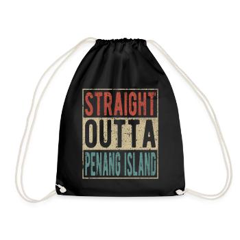 Tout droit sorti de l’île de Penang - Sac de sport léger - noir - Devant