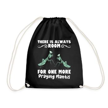 Insect Entomologist Entomology Praying Mantis - Drawstring Bag - black - Front