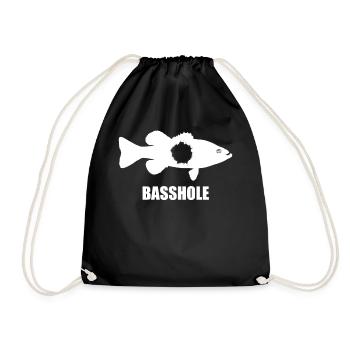 Pêche, pêche, pêche au pêcheur et pêche à la perche - Sac de sport léger - noir - Devant
