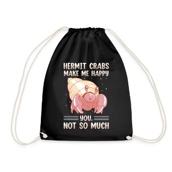 Fruits de mer, Fruits de mer, Moules, Bernard-l’ermite - Sac de sport léger - noir - Devant