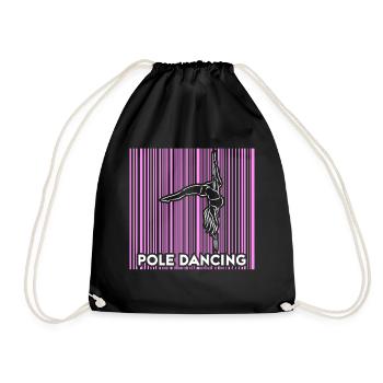 Pole Dance Dancer, Pole Dance, Pole Dancing - Drawstring Bag - black - Front