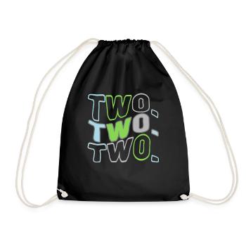 Chemise d’anniversaire, deux anniversaire garçon Design Tee, - Sac de sport léger - noir - Devant