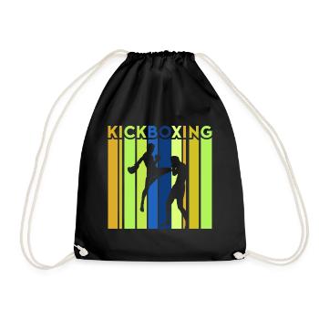 Kickboxer Arts martiaux Kickboxing Kickboxen - Sac de sport léger - noir - Devant