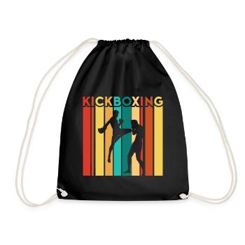 Kickboxer Arts martiaux Kickboxing Kickboxen - Sac de sport léger - noir - Devant