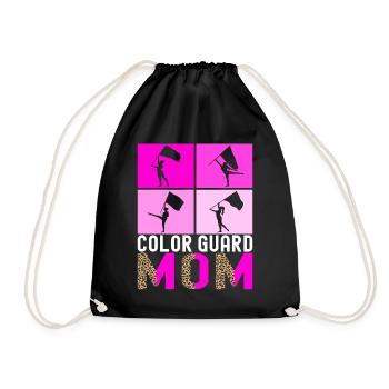 Drapeau agitant la fanfare garde de couleur - Sac de sport léger - noir - Devant