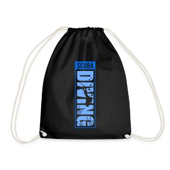 Diving, Apnea Diving, Apnea No Limit Freediving - Drawstring Bag - black - Front
