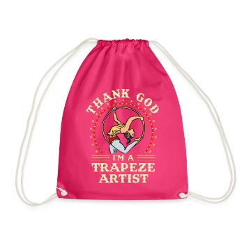 Zirkus Luftseiden Aeralist Akrobatik Trapez - Turnbeutel - Fuchsia - Vorne