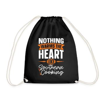 Biscuits And Gravy Nothing Warms The Food Lover - Drawstring Bag - black - Front