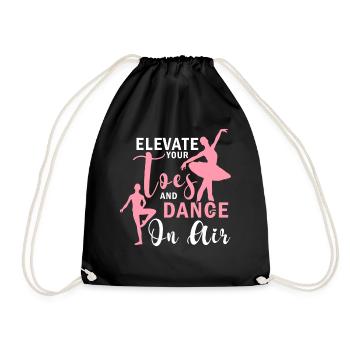 Ballet Dancing Quote Ballet Dance Teacher - Turnbeutel - Schwarz - Vorne