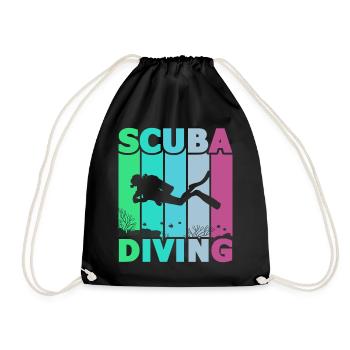 Diving, Apnea Diving, Apnea No Limit Freediving - Drawstring Bag - black - Front