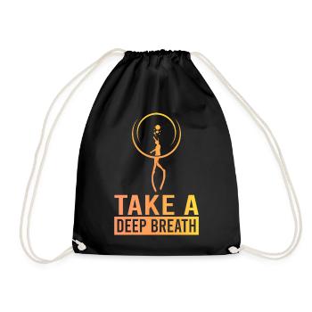 Diving, Apnea Diving, Apnea No Limit Freediving - Drawstring Bag - black - Front