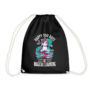 Les licornes sont géniales, donc je suis une licorne - Sac de sport léger - noir - Devant
