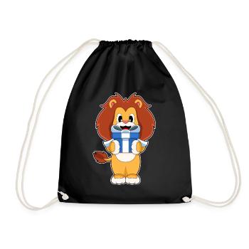 Forfait Noël Lion - Sac de sport léger - noir - Devant
