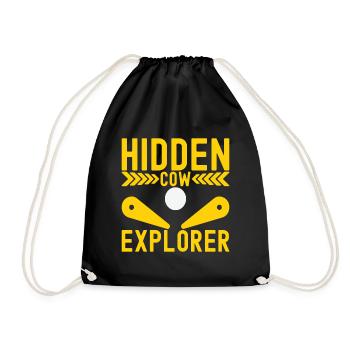 Pinball Flipper - Drawstring Bag - black - Front