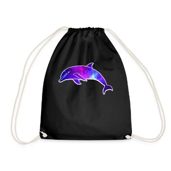 Galaxie de l’espace Dolphin - Sac de sport léger - noir - Devant