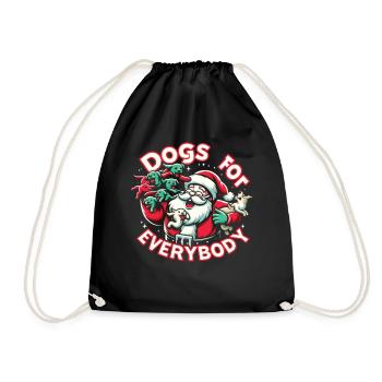 Chiens pour tous Propriétaires de chiens - Sac de sport léger - noir - Devant
