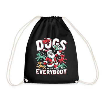 Chiens pour tous Propriétaires de chiens - Sac de sport léger - noir - Devant