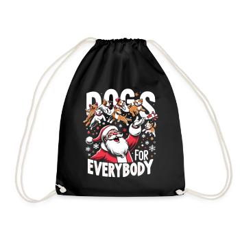 Chiens pour tous Propriétaires de chiens - Sac de sport léger - noir - Devant
