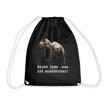 Programmierer Spruch Informatik Computer Geek - Turnbeutel - Schwarz - Vorne
