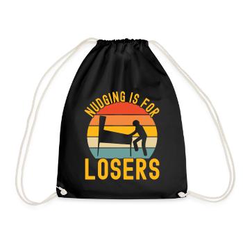 Pinball pinball machine - Drawstring Bag - black - Front