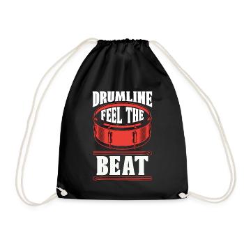 Drumline Feel The Beat Tambour Joueur Marching Band - Sac de sport léger - noir - Devant